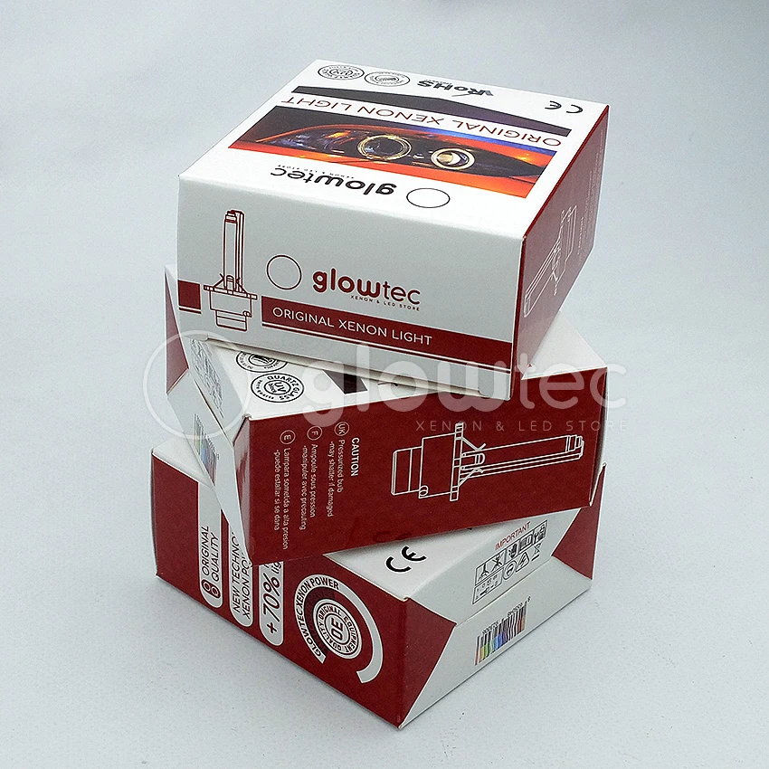 Ксеноновая лампа GLOWTEC 1 шт. D2S HID 35 Вт супер яркость и более длительный срок службы
