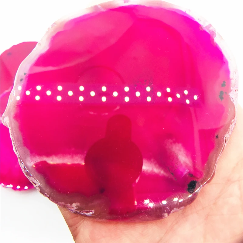 8 см высокое качество натуральный красный кварц кристалл агат плиты фрагмент