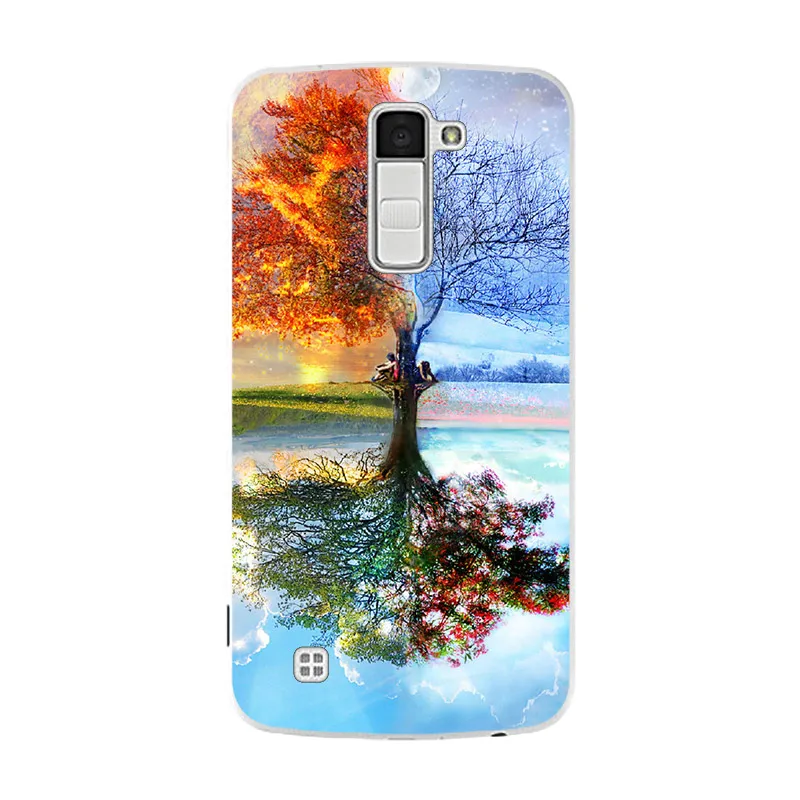 CROWNPRO Мягкий ТПУ чехол для LG K10 чехол для LG K10 LTE K420N K430 K430DS окрашенный защитный чехол на заднюю панель телефона для LG K10 - Цвет: WCS