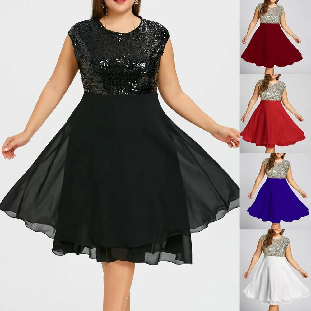 Женское летнее платье модное женское однотонное шифоновое на молнии без рукавов