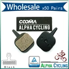 Дисковые Тормозные колодки для велосипеда, полимерные, черные, 50 пар, BP013