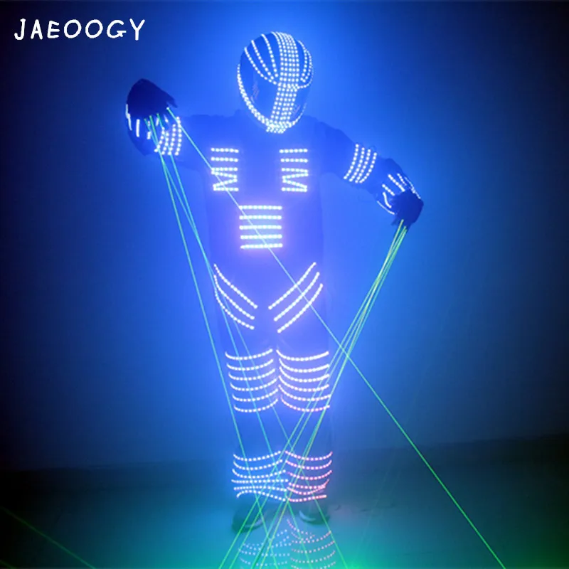 2020 костюм робота из светодиодов s световой David Guetta с подсветкой kryoman Робот