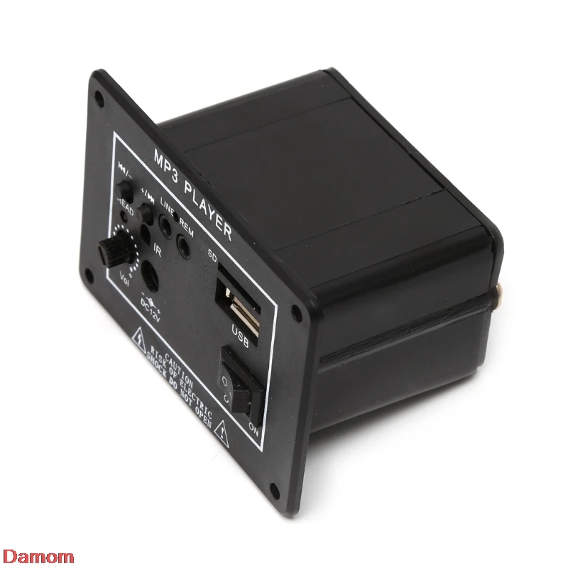 20 Вт Высокая мощность DC 12 В Bluetooth автомобильный сабвуфер Hi-Fi усилитель доска TF USB+ пульт дистанционного управления