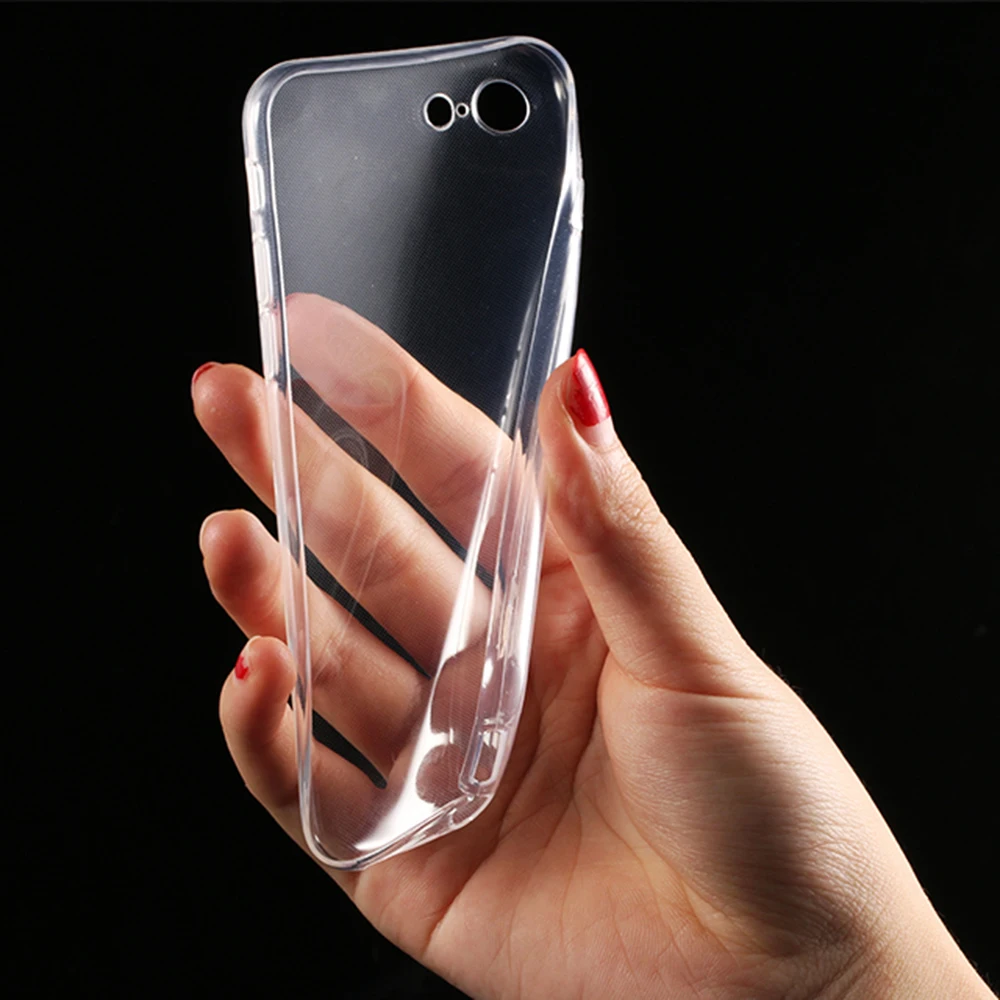 Для IPhone X 7 8 Plus 6 6s 5 5S SE чехол для телефона силиконовый ультра тонкий гелевый мягкий