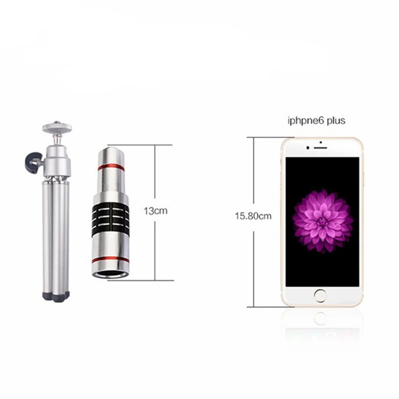 Телескоп с оптическим зумом для Samsung S6 Plus S7 Edge iPhone 6 6s Plus|zoom telescope camera lens|camera lens for