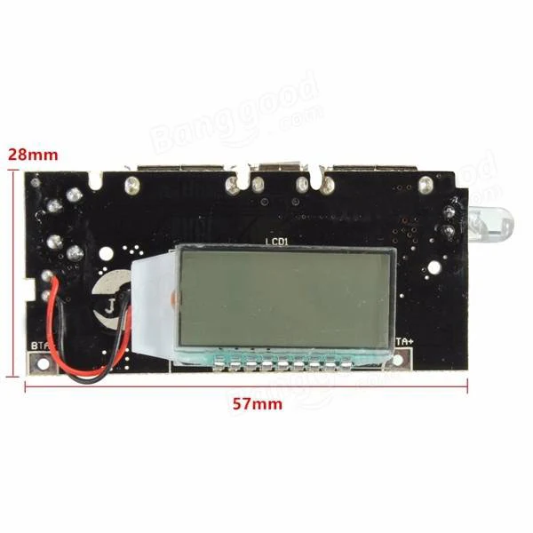 Двойной USB 5V 1A 2.1A Мобильный Внешний аккумулятор 18650 зарядное устройство PCB модуль