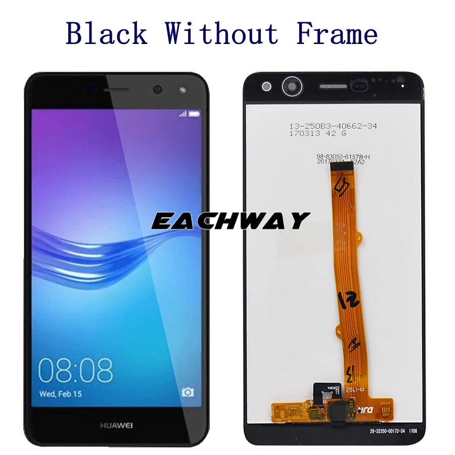 Для Huawei Y5 2017 ЖК-дисплей сенсорный экран дигитайзер iii с рамкой 5 0 &quotдля Nova Young