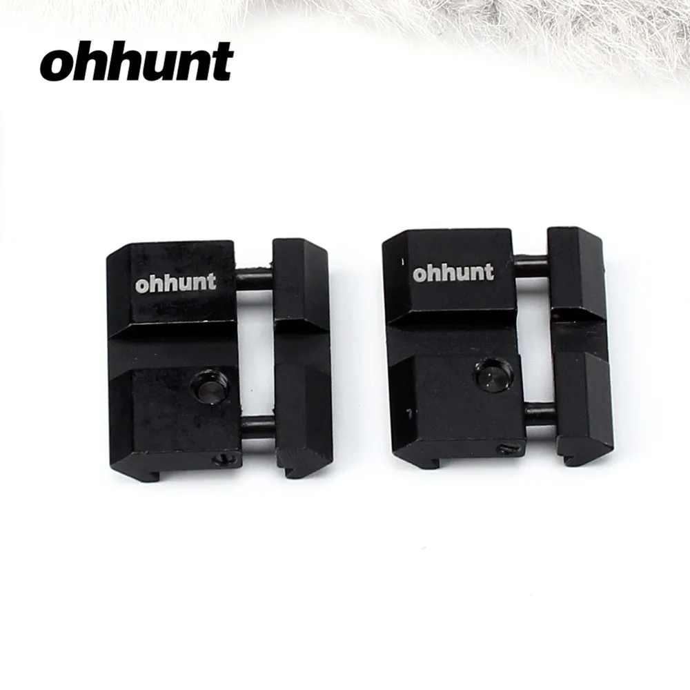 Ohhunt Охота 2 шт низкий 11 мм ласточкин хвост Воздушный пистолет до 20 Пикатинни Вивер