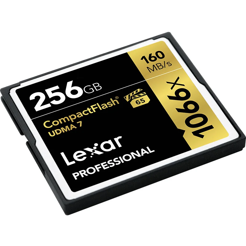 100% оригинальная карта Lexar CF 1066x флэш карты памяти 256 ГБ высокая скорость 160 МБ/с./с