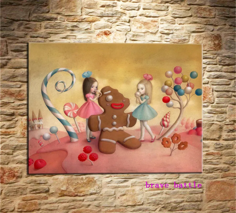 Mark Ryden детский необычный холст для живописи Тёмный мир гостиная спальня домашний