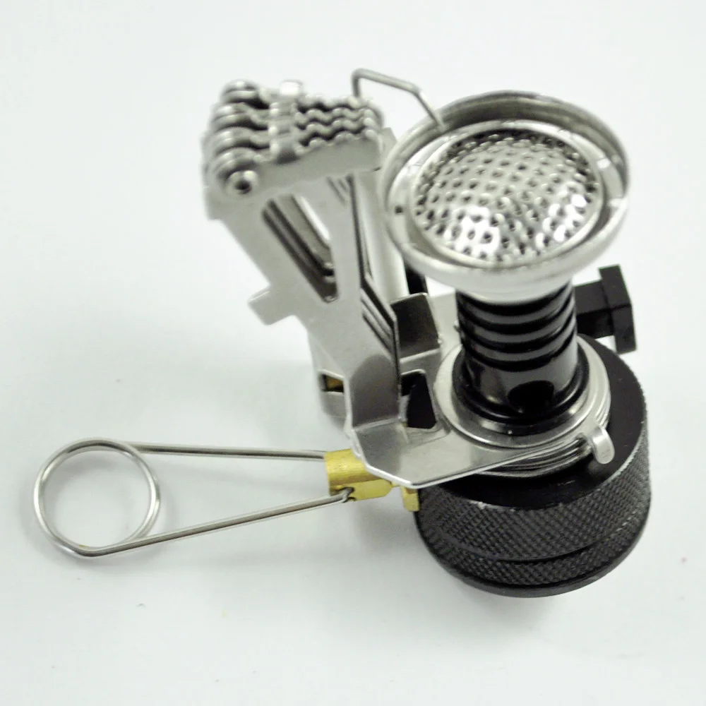 SODIAL (R) ультралегкий рюкзак канистра печь для лагеря с пьезо зажиганием 3 9 oz|stove|stove