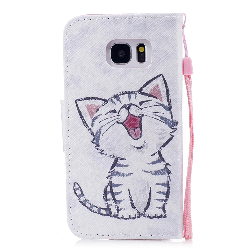 Чехол для Samsung Galaxy S7 Edge Роскошный кожаный флип кошелек чехол S 7 Capinha|cover for galaxy|for
