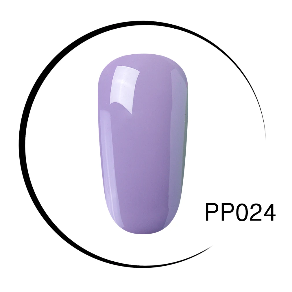 PP024 Elite99 10 мл УФ-гель для ногтей фиолетовый лак для ногтей Полупостоянный Гель-лак для ногтей - Цвет: PP024