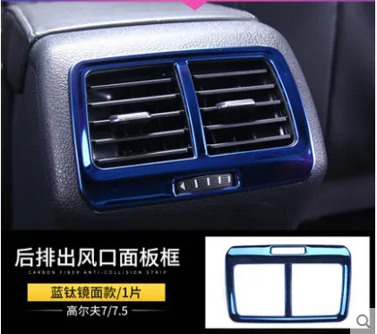 High-quality stainless steel Interior trim sequins(blue), dashboard trim For Volkswagen Golf 7/7.5 Rline, Car-Styling - Цвет: 16