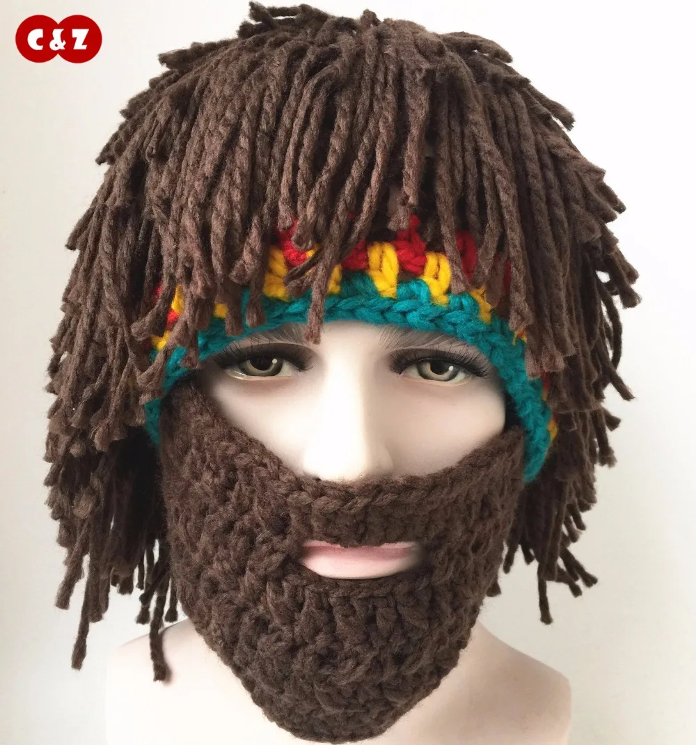 C &amp Z индийский Rathtar Косплей вязаный осьминог на все лицо борода шутка грязные