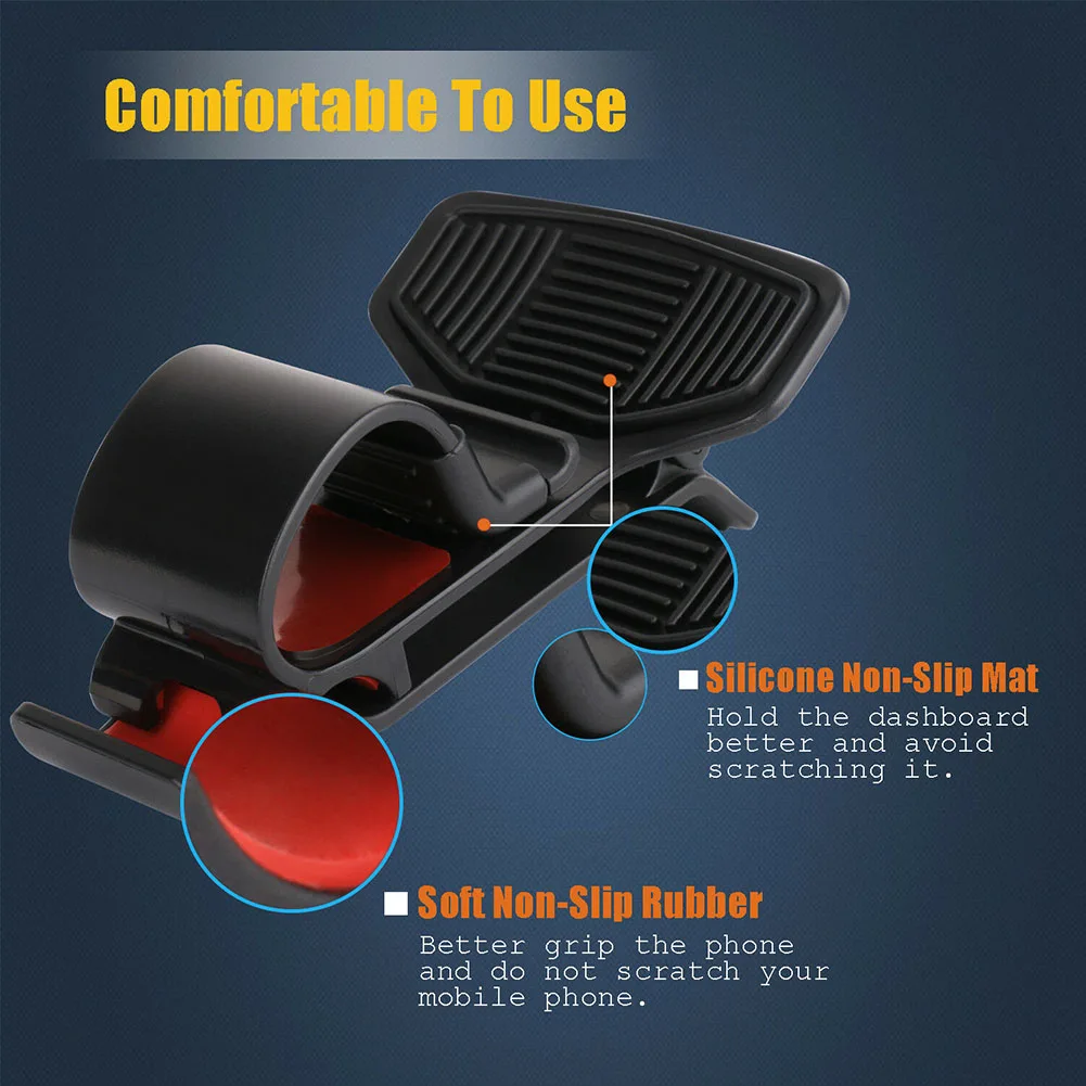 1 шт. автомобильный зажим для приборной панели Держатель подставка портативный