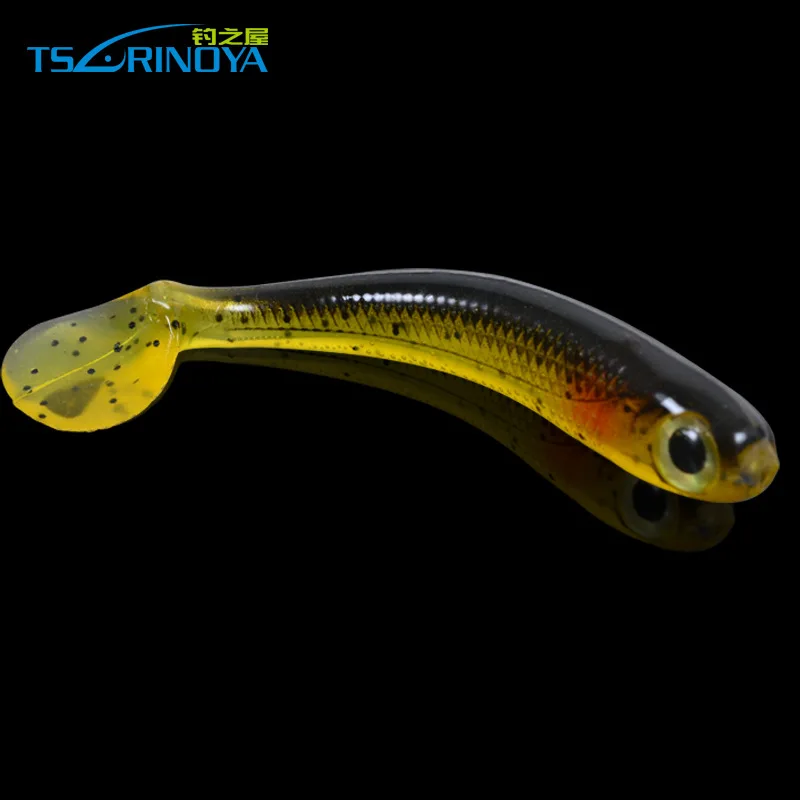 

Trulinoya 65mm 3.5g 16pcs/lot 3D Eyes Baits Soft Lures Pesca Artificial Lure Swimbaits Soft Bait Carp Fly Protein Fishing Tackle