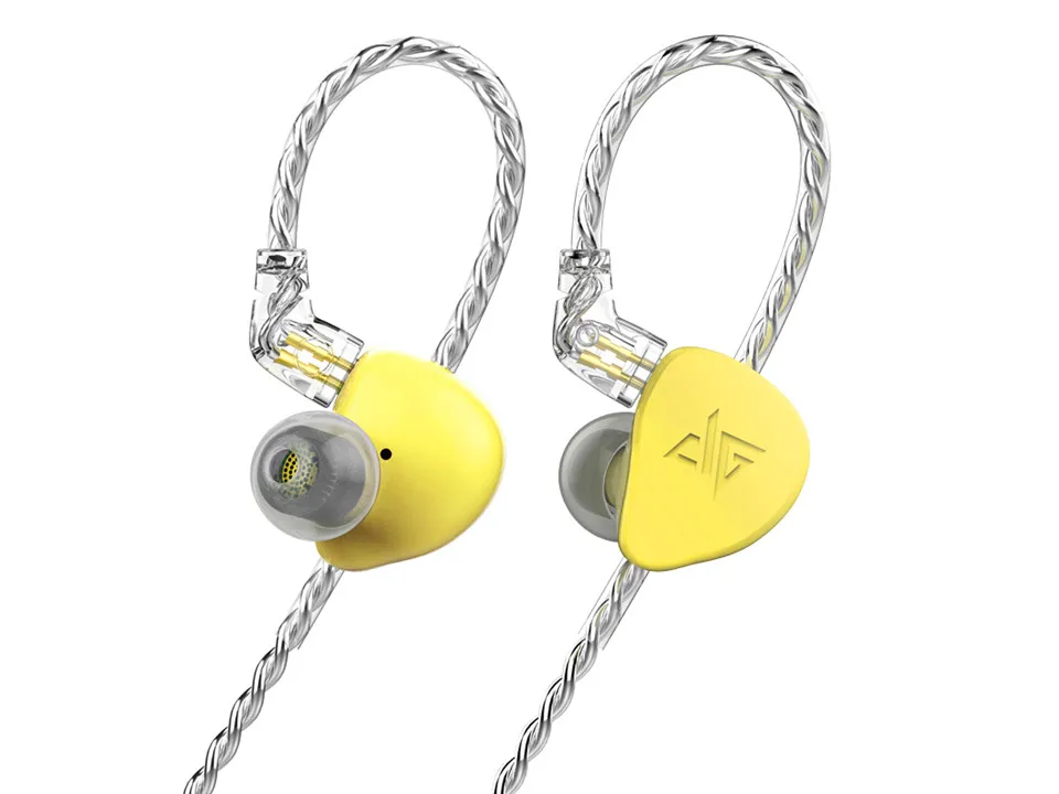Primrose Yellow Auglamour F300 Динамический драйвер 2pin 0,78 мм съемные HiFi наушники-вкладыши - Цвет: Primrose Yellow