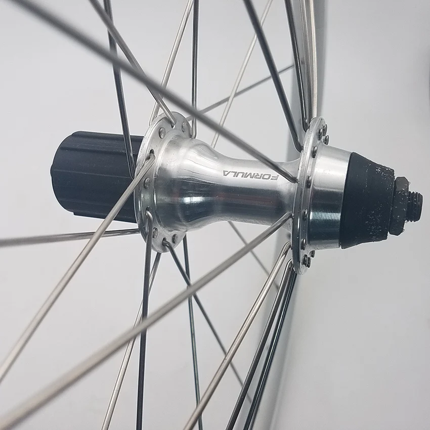 20 дюймов комплект велосипедных колес 406 Велосипедное колесо для dahon стали шариковые ступицы из нержавеющей стали стальные спицы 74 мм 130 мм для складного велосипеда