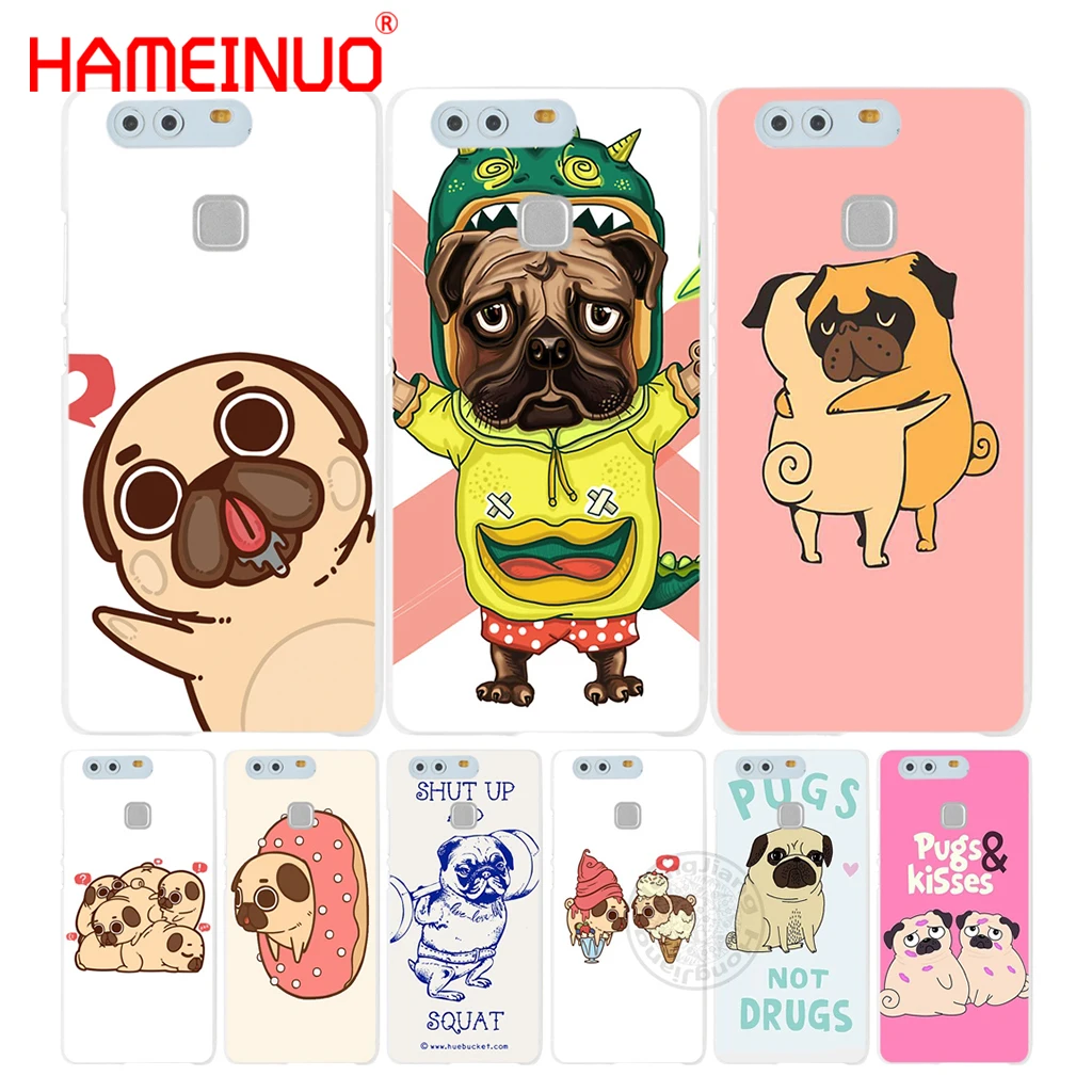HAMEINUO piper Мопс Дизайн чехол для телефона мобильного huawei Ascend P7 P8 P9 P10 lite plus G8 G7 honor 5C