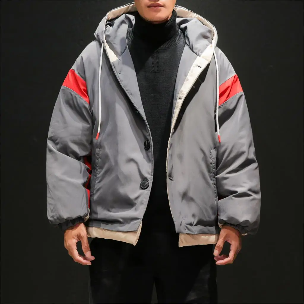 M-4XL, 5XL, зимняя куртка с капюшоном для мужчин, coton, зимнее пальто, Мужская Толстая парка, мужские свободные теплые мужские зимние куртки и пальто