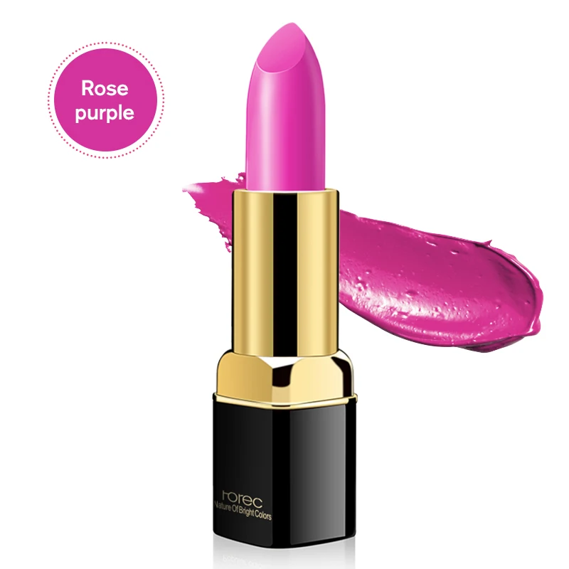 Rose purple ROREC, водостойкая Матовая жидкая помада с эффектом увлажнения, помада для губ, стойкий блеск для губ, гладкая косметика, красота, макияж, Maquiagem Batom - Цвет: Rose purple