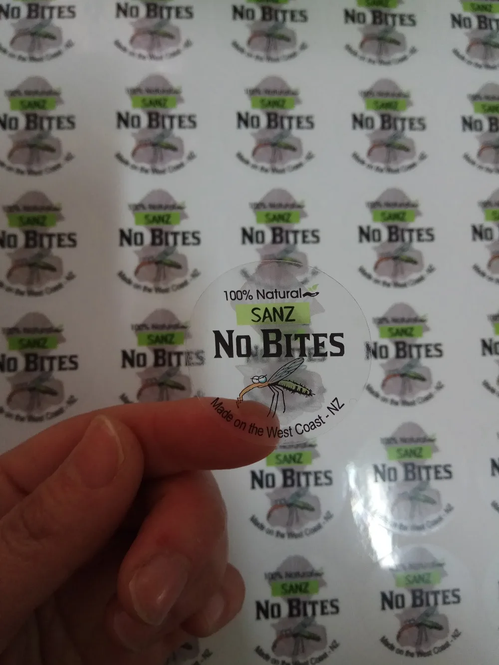 

40 mm Clear PVC Custom Logo Printing Water Proof Oil Resistance 500pcs/lot
