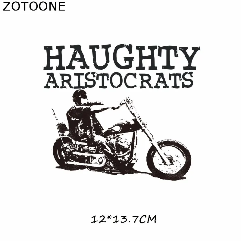 ZOTOONE мотоциклетная панк велосипедная нашивка с утюгом на переносной пластырь для