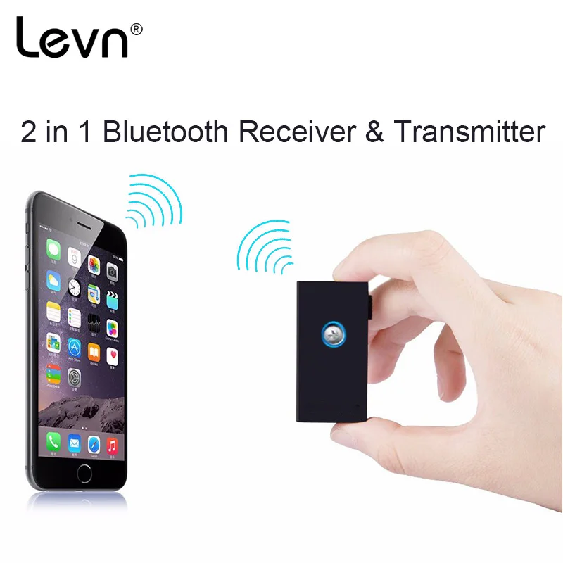 LEVN 2 в 1 Bluetooth Передатчик Приемник Беспроводной Аудио Музыка передатчик A2DP Стерео