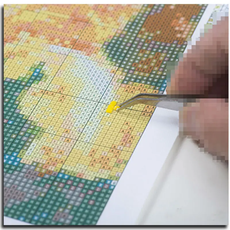 Diamond Embroidery The Beautiful Girl Mosaic Painting Night Of London Pictures Crystals And Home Decoration hobby | Дом и сад