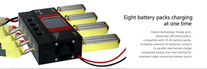 Зарядное устройство Radiolink CB86 Plus для 8 шт. 2-6S Lipo батарея в одно время