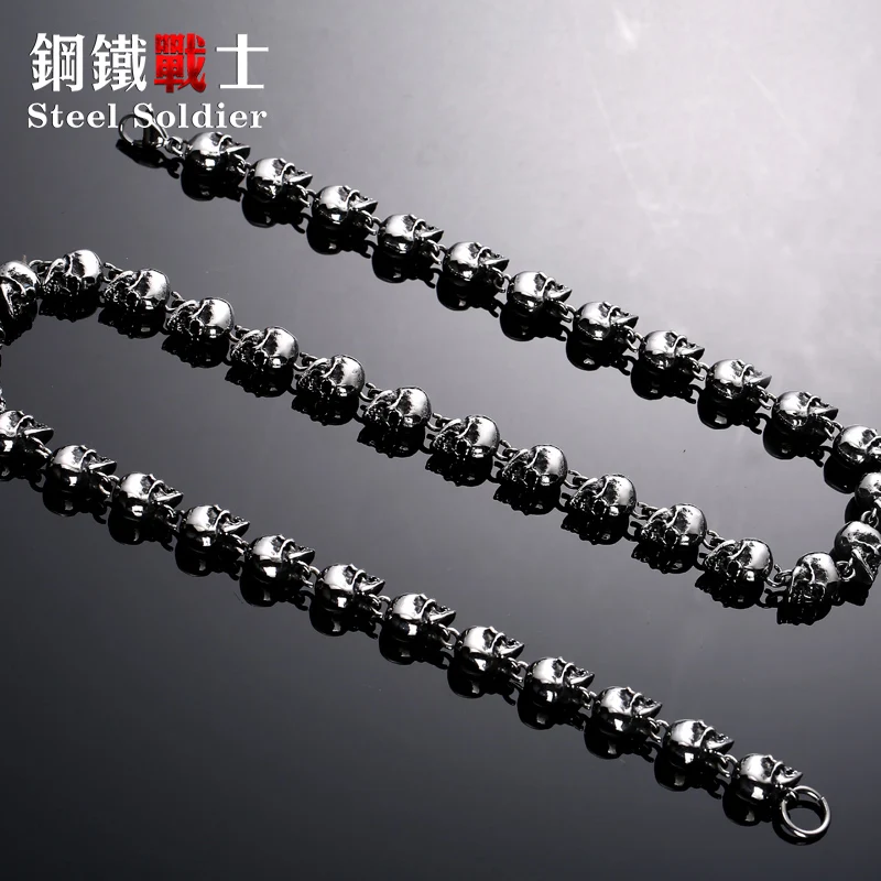 Мужской кулон в виде черепа украшение из нержавеющей стали солдата|jewelry saphire|jewelry
