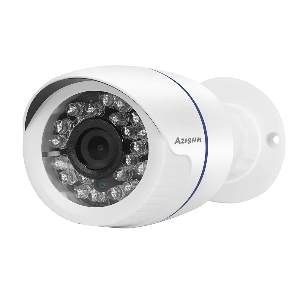 AZISHN IP Камера 1080P 2.0MP в режиме реального времени 25FPS ONVIF P2P RTSP 2 8 мм широкий 48V