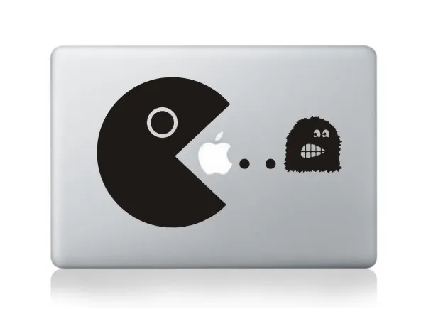 Крутой стиль ноутбука ПВХ наклейка для Apple Macbook Наклейка Air Pro retina 1" 13" 1" забавные глаза ноутбук частичная наклейка кожи - Цвет: MB-black-Part C(174)