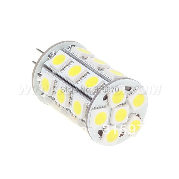 Светодиодная лампа кукуруза G4 с регулируемой яркостью SMD 5050 12 В постоянного тока 4