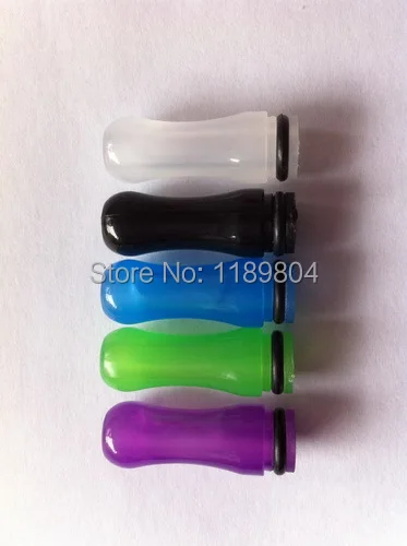leiqidudu 50pcs e Cigarette EGO Plastic 510 Drip Tips Mouthpiece drip TIP for RDA tip Vivi E Clearomizer|510 tip|drip tip510 mouthpiece |