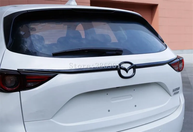 ABS Chrome Rear Trunk Lid Cover Tailgate Boot Back Door Trim Molding Garnish Strip Protector For Mazda Cx-5 MK2 2017 2018 2019 | Автомобили