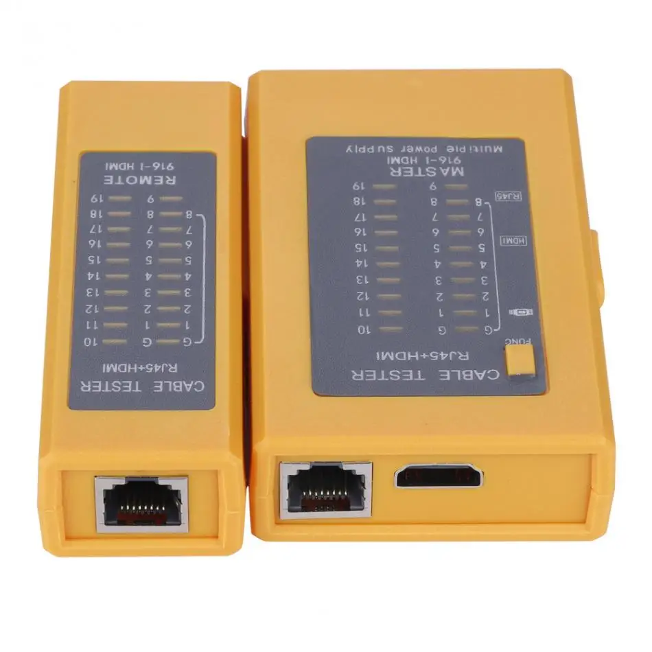 HDMI высокой четкости цифровой кабельный тестер Портативный RJ45 Кабельный тестер трекер