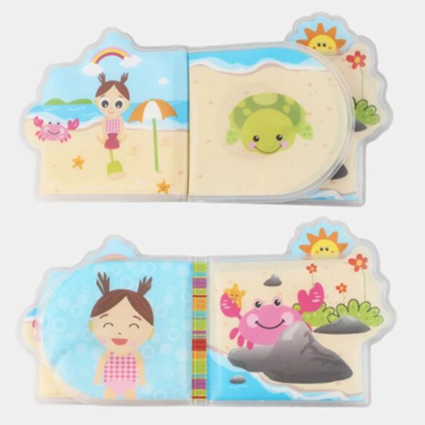 Бесплатная доставка Jollybaby сцена книга для ванны Детские образование в раннем