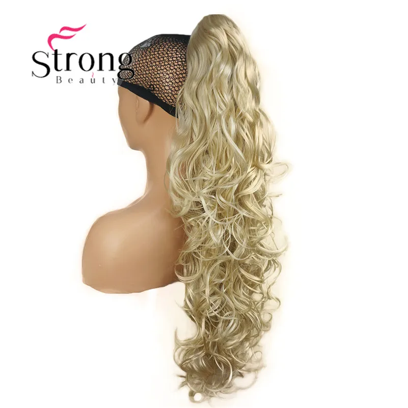 StrongBeauty женская обувь для девочек синтетическая X-Long W прекрасная форма коготь зажим конский хвост пони волосы расширенный выбор цвета - Цвет: #613