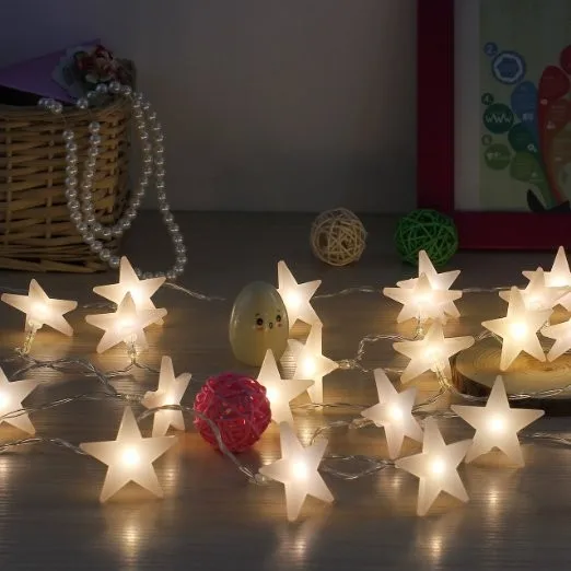 Фея свет шнура Рождество Shining Star 30 светодиодов 3 м для сада елки Топпер Natale Decorazioni