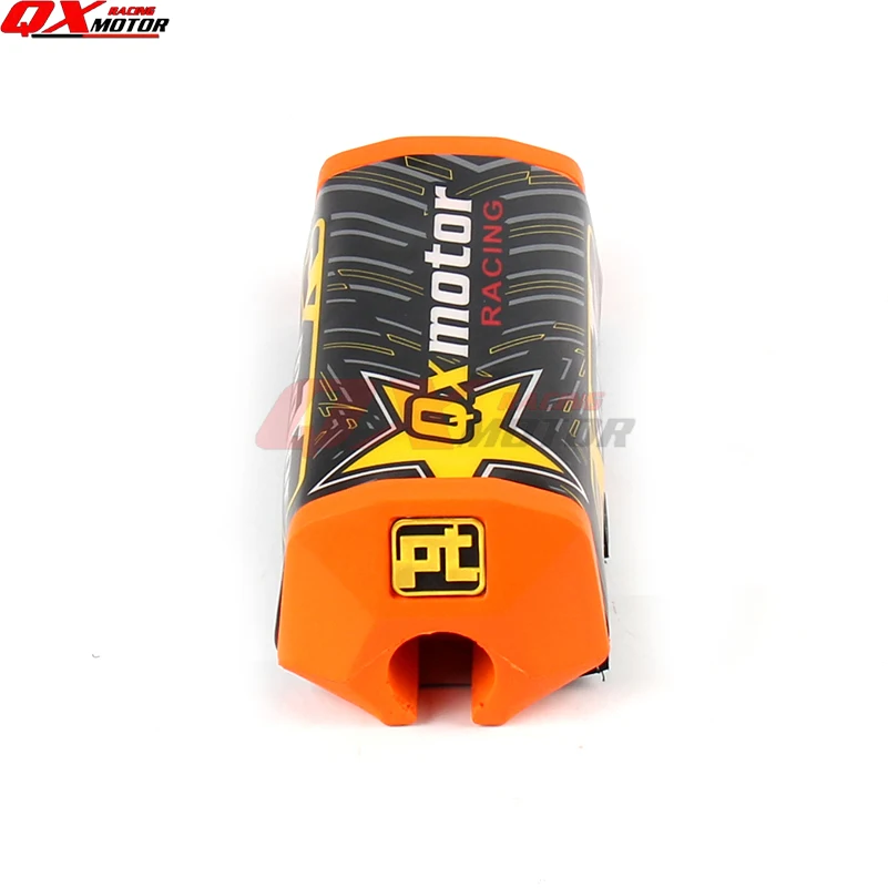 QXmotor конический руль, барный коврик, жир, барная накладка, защита груди, Крестовина, подходит 1-1/8, ручка, бар, мотоцикл, грязь, велосипед, питбайк