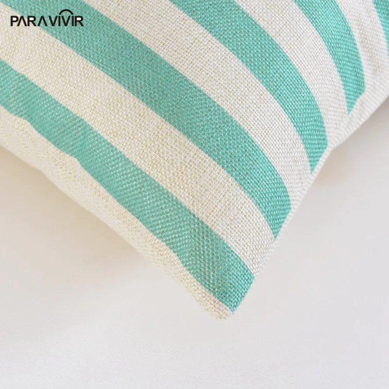 Marine style Blue Sea Helm Printed Cushion Cover Cotton Linen Coral Anchor Throw Pillow Decorative Car Chair Case | Дом и сад