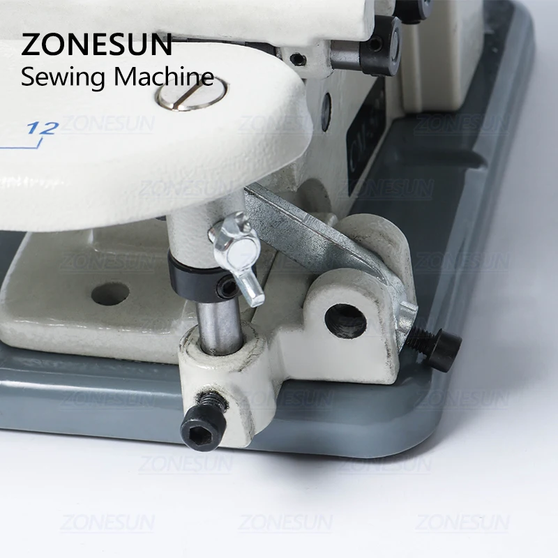 ZONESUN бытовая швейная машина для швов прямой привод шляпки свитера шеи манжеты