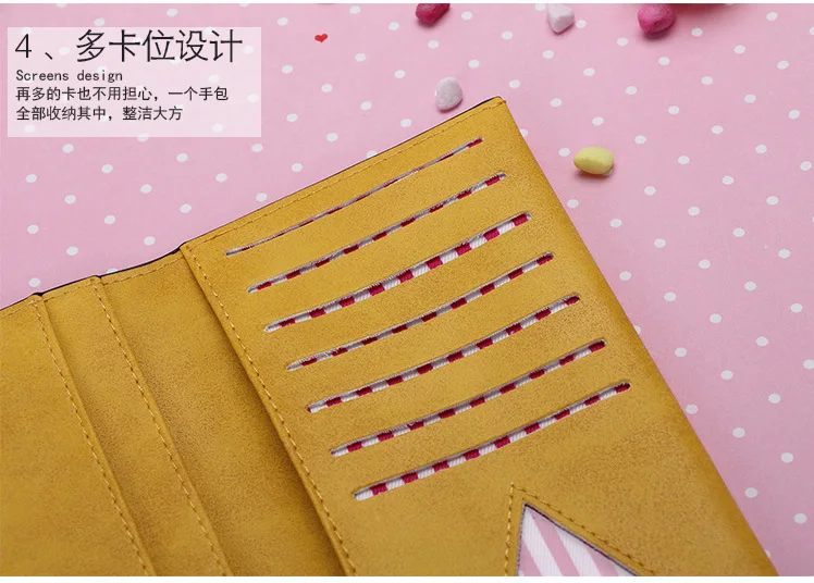 Multi Color Faux Leather Money Purse Women Girls Card Credit Case Holder Wallet 107 Free Shipping | Багаж и сумки
