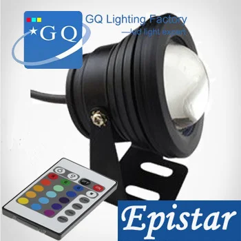 Розничная продажа подводный светодиодный светильник переменного тока 12 В 24 10 Вт