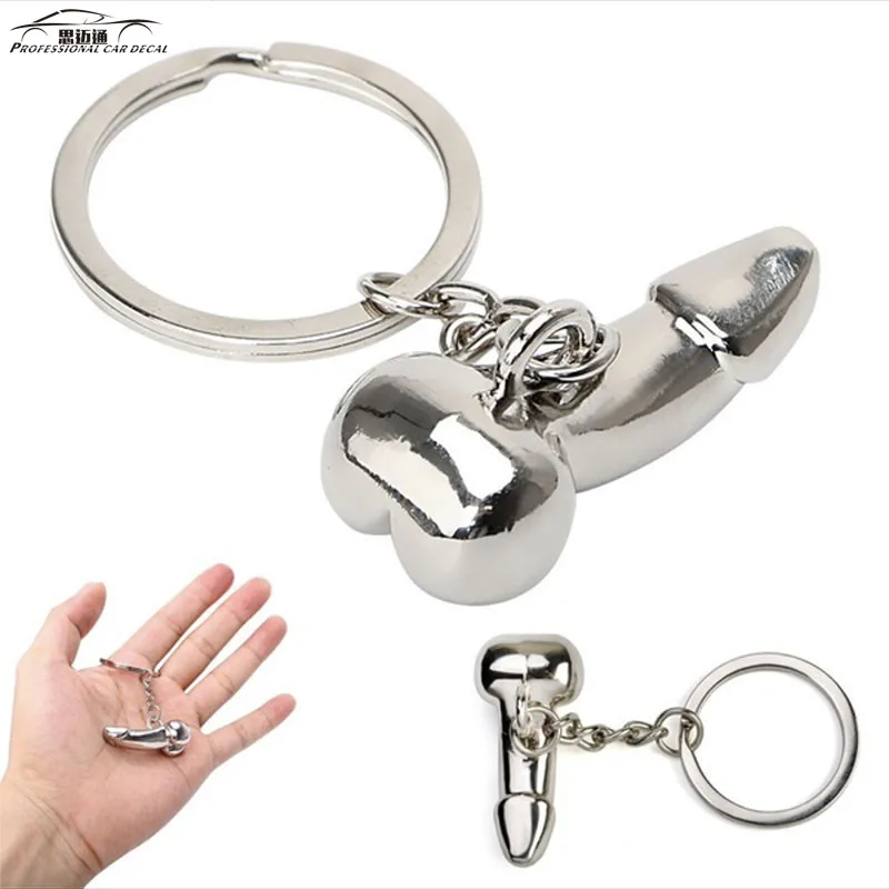 Автомобильный брелок Авто забавная креативная Мужская металлический ключ для авто цепной ключей|Кольца