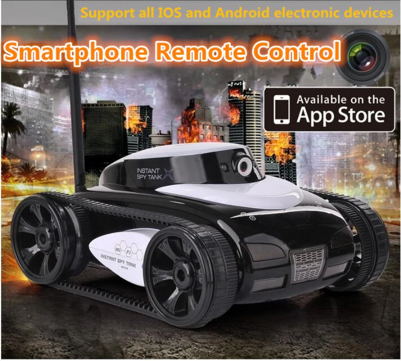 Смарт RC Танк 777 287 время действия 60 минут Wifi 4CH управляется iPhone iPad Электрический с