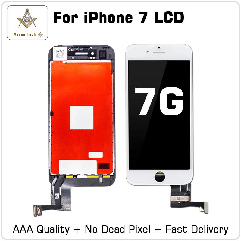 Экран Pantalla для iPhone 7 с сенсорным 3D дигитайзером в сборе качество AAA Бесплатная