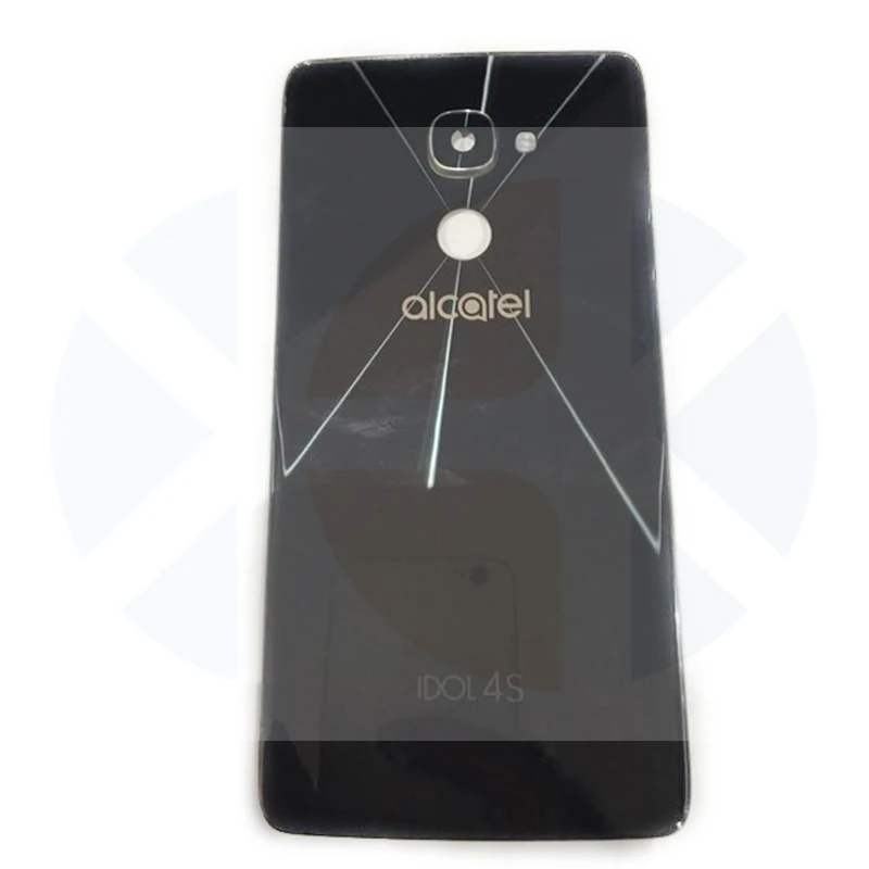 Крышка батареи для Alcatel Idol 4S задняя дверь корпус чехол 6070K 6070Y Задняя стеклянная